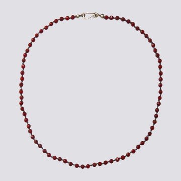 Knotted Carnelian Necklace - KNTOR-7