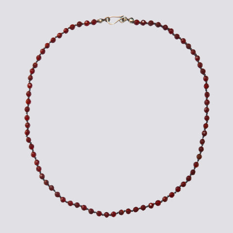 Knotted Carnelian Necklace - KNTOR-7