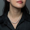 Knotted Graduated Pearl Necklace - KNTPRL-14