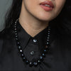 Knotted Grey Pearl Necklace - KNTPRL-19
