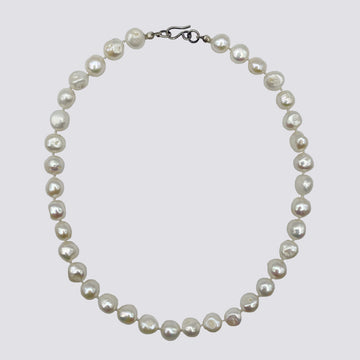 Knotted Potato Pearl Necklace - KNTPRL-9