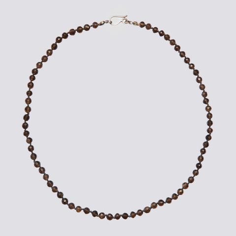 Knotted Smokey Quartz Necklace - KNT2-SQ