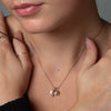 Tiny Stone Charm with Granulation