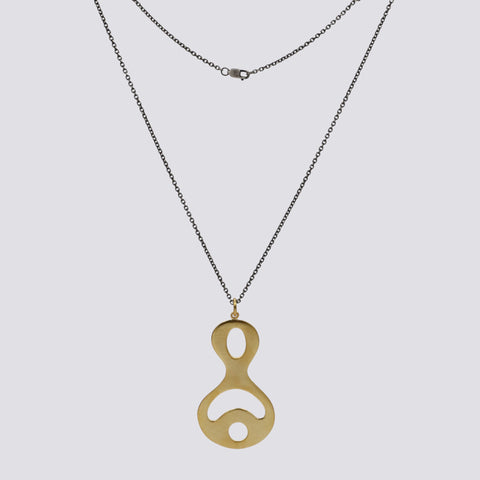 Mid Century Pod Pendant Necklace - PJ1471