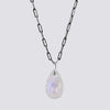 Faceted Stone Charm Necklace- PJ670