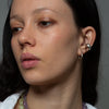 Large Tapered Oval Hoops - EJ2355