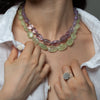 Chunky Claw Set Disc Ring - RJ557