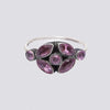 Faceted Marquise and Round Stone Ring - RJ558