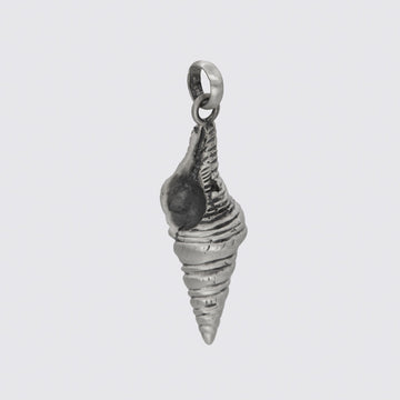 Sterling Silver Seashell Charm - 11