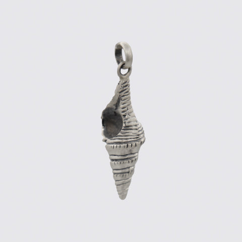 Sterling Silver Seashell Charm - 9