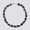 Knotted Dark Grey Moonstone Necklace - KNTGMS-2