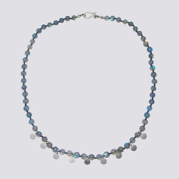 Knotted Labradorite Necklace - KNTLAB-12