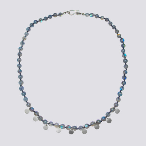 Knotted Labradorite Necklace - KNTLAB-12