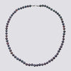 Knotted Grey Pearl Necklace - KNTPRL-18