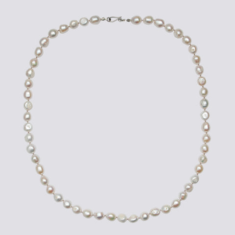 Knotted Pearl Necklace - KNTPRL-21