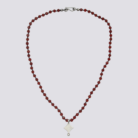 Knotted Carnelian Necklace - KNTOR-9