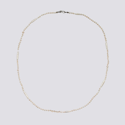 Knotted Pearl Necklace - KNTPRL-22