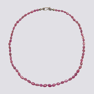 Knotted Pink Sapphire Necklace - KNTPS-1