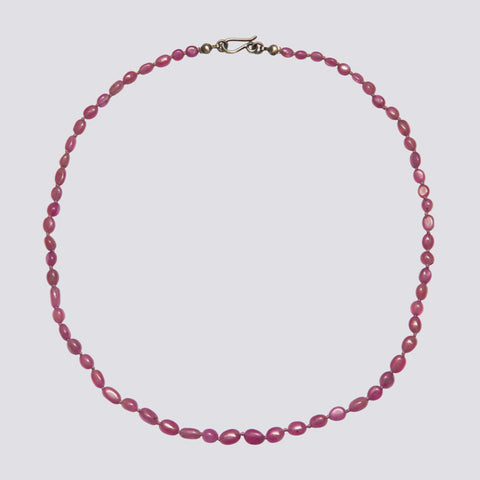 Knotted Pink Sapphire Necklace - KNTPS-1