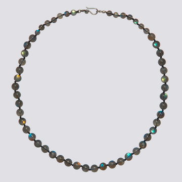 Knotted Labradorite Necklace - KNTLAB-9
