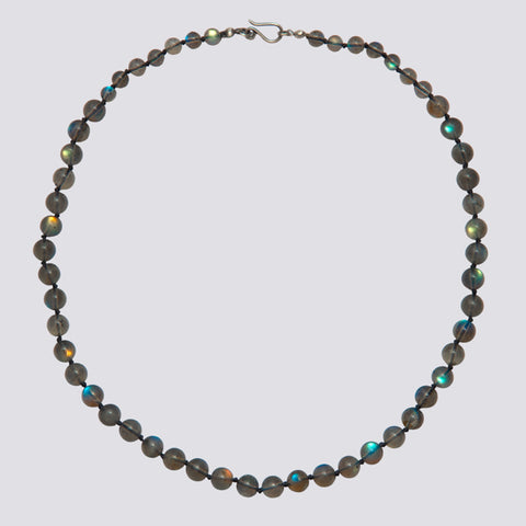 Knotted Labradorite Necklace - KNTLAB-9
