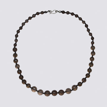 Knotted Smokey Quartz Necklace - KNTSQ-2