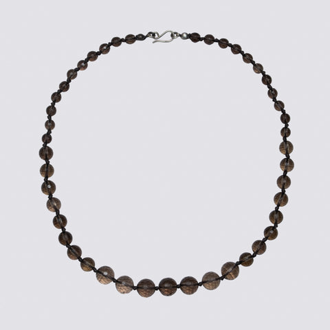Knotted Smokey Quartz Necklace - KNTSQ-2