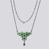 Geometric Chrysoprase Necklace - NECKLACE 37