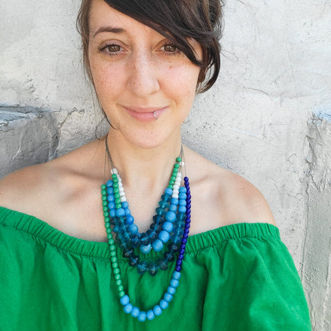 Antique African Bead Necklace