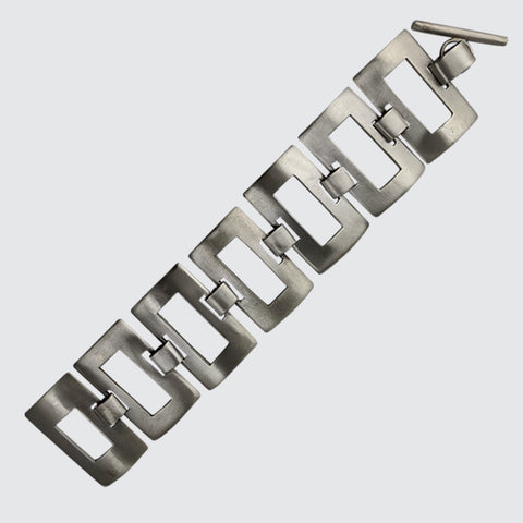 Large Mod Rectangle Link Bracelet