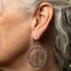 Handmade Filigree Circle Earrings