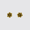 Tiny Granulated Flower Stud Earrings