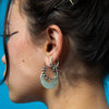 Granulated Hoop Earrings