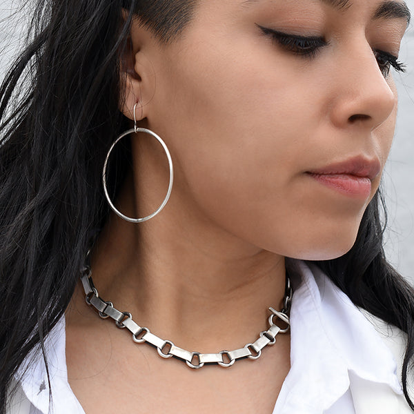 Large Wire Hoops – Jane Diaz NY