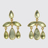 Chandelier Stud Drop With Foil Backed Cabochons - EJ2088