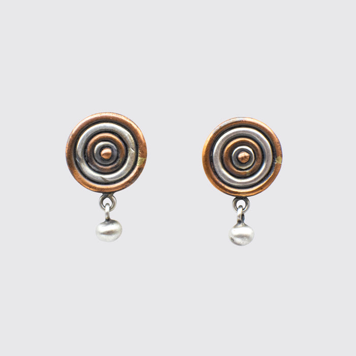 Concentric Circles Stud Earrings - EJ2200 – Jane Diaz NY