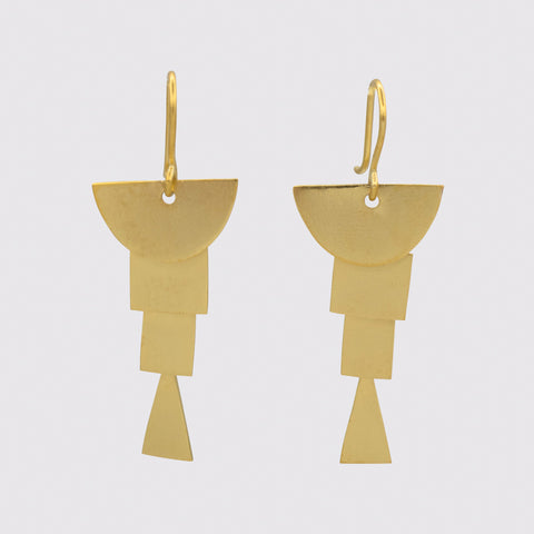 Multi Shape Cascade Earrings - EJ2214