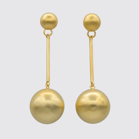 Stud Top Ball Drop Dangles - EJ2226