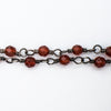 4mm Stone Rosary Chain