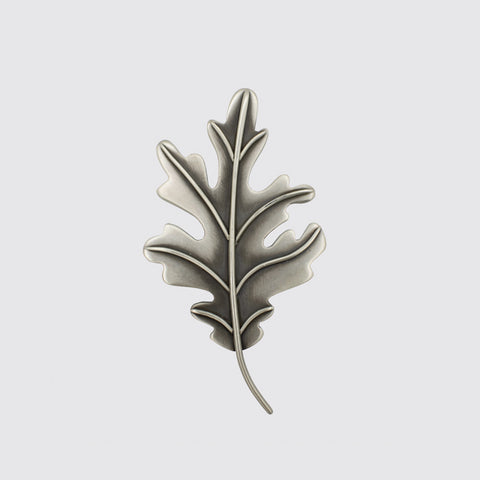 Small Silver Oak Leaf Brooch - PIN17AA