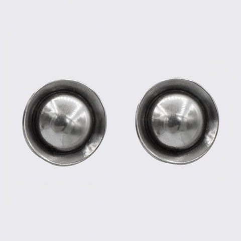 Large Bowl Stud Earrings - EJ2198