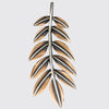 Large Copper and Silver Ash Leaf Pin - PIN18A
