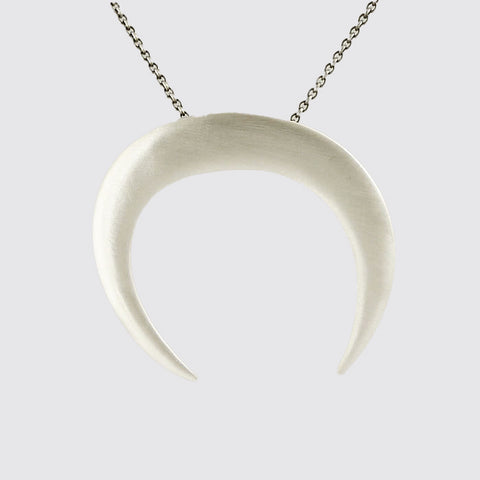 Organic "Horseshoe" Pendant Necklace