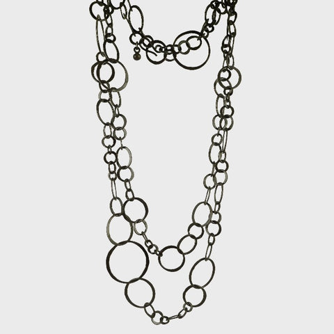 Hammered Circles Necklace