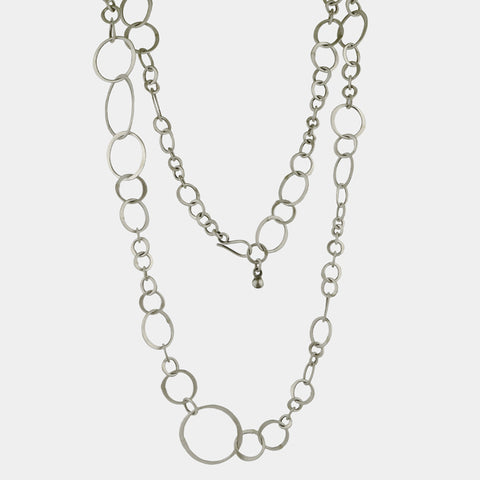 Hammered Circles Necklace