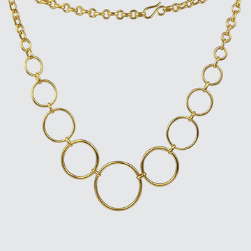 Graduated Rings Necklace