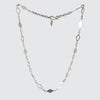 Diamond Shape Cut Out Chain Necklace