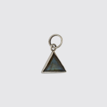 Faceted Triangle Stone Charm - PJ1415
