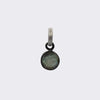 Small Round Faceted Stone Charm - PJ1417