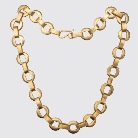 Disc Chain Necklace - PJ1425B